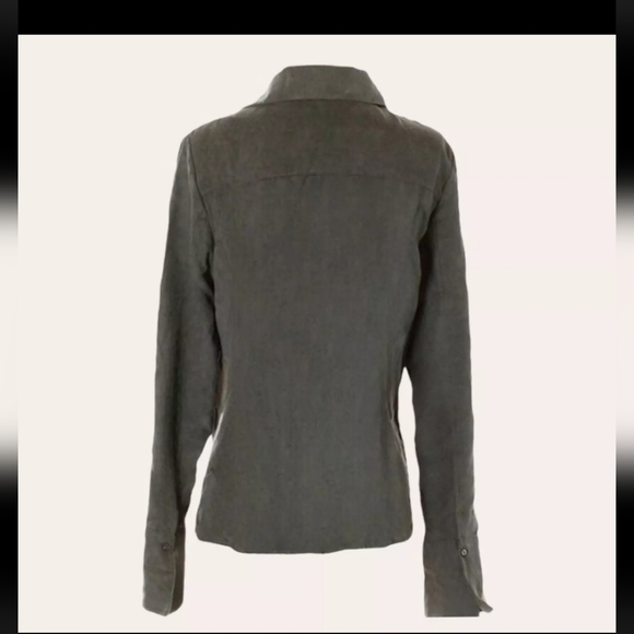 Croft & Barrow Olive Green Microsuede Light Jacket Sz L - Picture 12 of 12